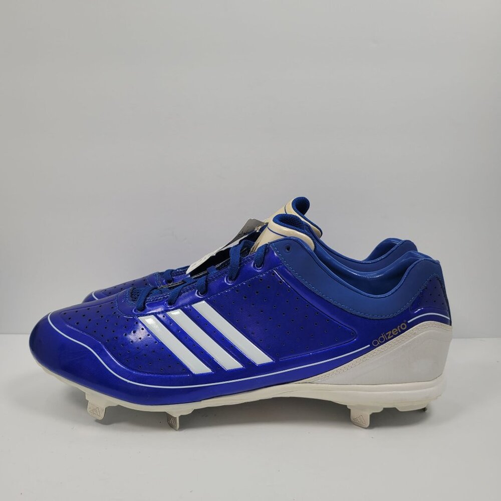 Adidas Adizero Diamond King Men's Blue Baseball Cleats G24749 US Size 13 NWT - Picture 2 of 8